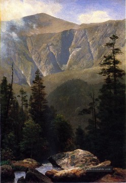  Bierstadt Malerei - bergige Landschaft Albert Bierstadt